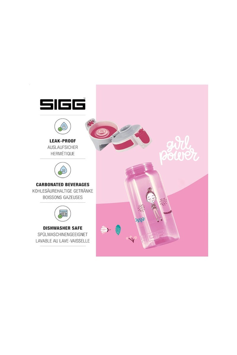SIGG Viva One Girls Way 0.5L Kids Water Bottle – Pink – Leakproof, Reusable & BPA-Free Drink Bottle with One-Hand Cap – Lightweight & Toxic-Free – Ideal for School, Sport & Outdoor Use - Image 3