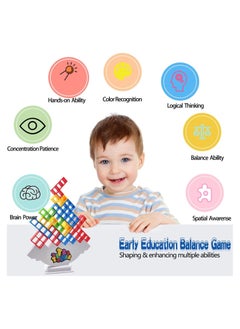 Mumoo Bear Mumoo Bear Balance Tower Stacking Toys,Board Games for Kids & Adults,Balance Game Building Blocks,Perfect for Family Games, Parties, Travel  - Image 3