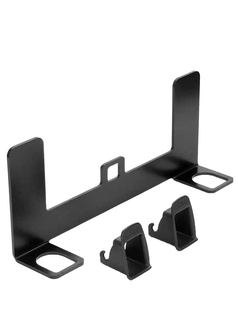 Excefore - Car Universal Child Seat Restraint Anchor Mounting Kit Fixing for ISOFIX Belt Connector Bracket Latch (1 Pair, Black) - Image 1