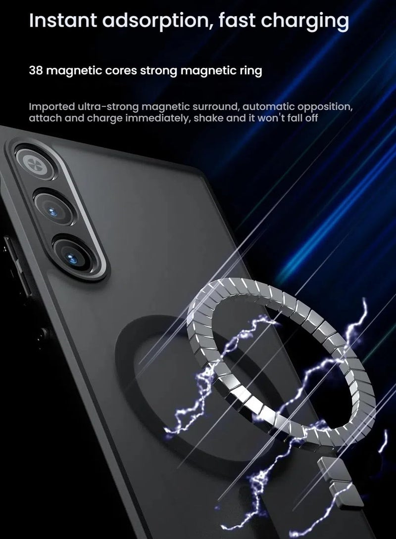 Case Compatible with Nubia Red Magic 10 Air, Built-in Precision Hole Lens Protection, Magnetic Skin-Friendly Airbag Anti-Drop Protective Cover for RedMagic 10 Air 5G - Image 3