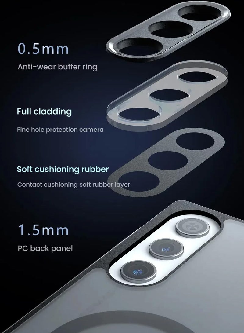 Case Compatible with Nubia Red Magic 10 Air, Built-in Precision Hole Lens Protection, Magnetic Skin-Friendly Airbag Anti-Drop Protective Cover for RedMagic 10 Air 5G - Image 2