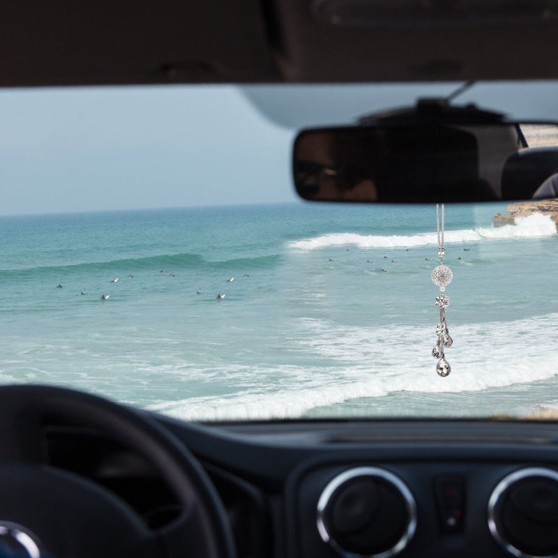 🚗 تعليقة مرآة سيارة مزخرفة للديكور الداخلي وتركيب سهل - Image 4