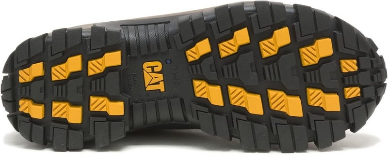 CATERPILLAR CAT Men’s Invader ST Safety Shoe – Steel Toe, Slip‑Resistant, EVA Comfort Midsole, Durable Pull‑Up Leather – Dark Brown - Image 4