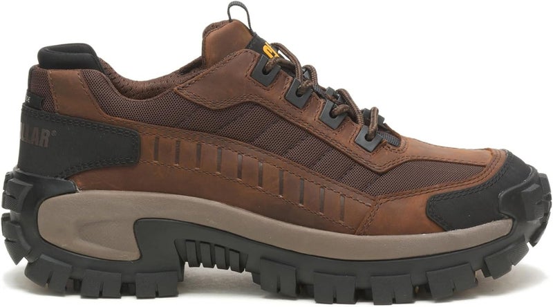 CATERPILLAR CAT Men’s Invader ST Safety Shoe – Steel Toe, Slip‑Resistant, EVA Comfort Midsole, Durable Pull‑Up Leather – Dark Brown - Image 2