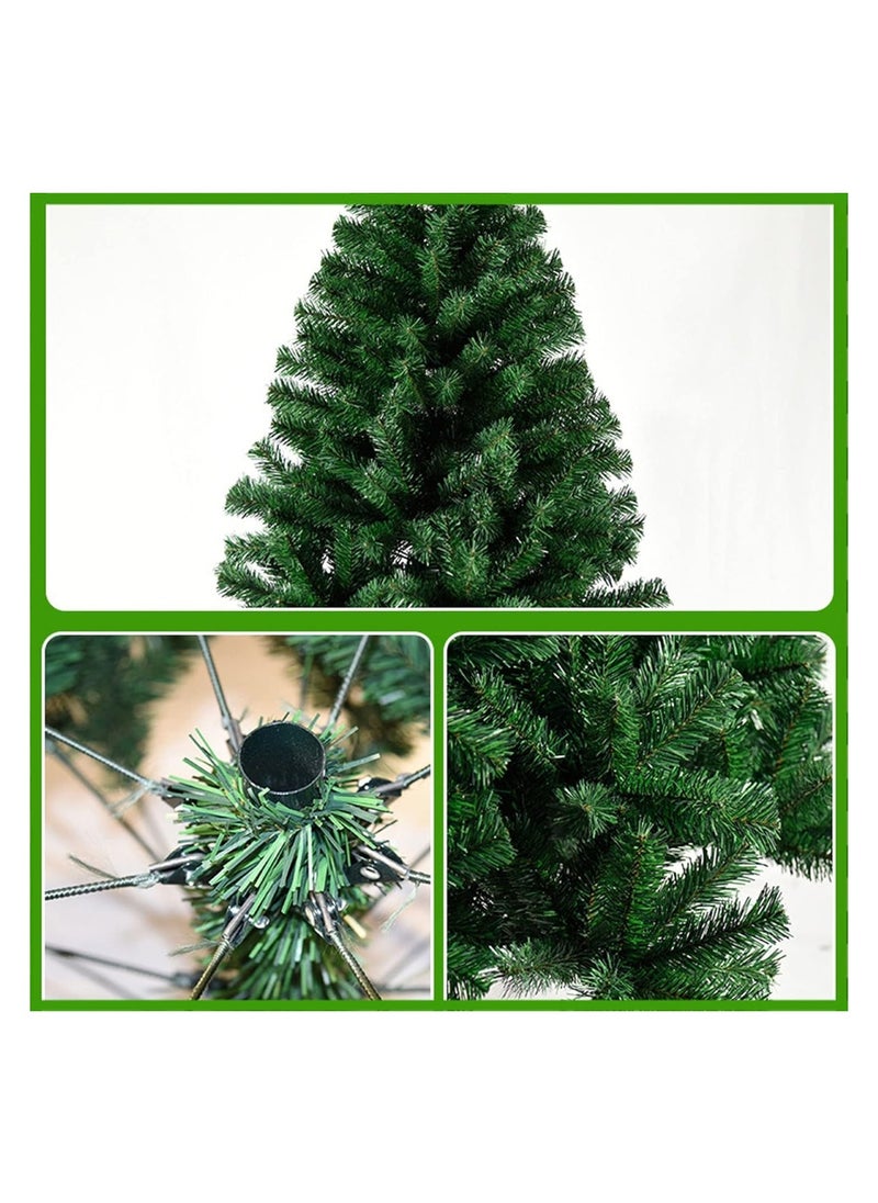 Huitich 220cm Artificial  Christmas Tree in Lush Green Pine, with 1050 Branches  - Image 4