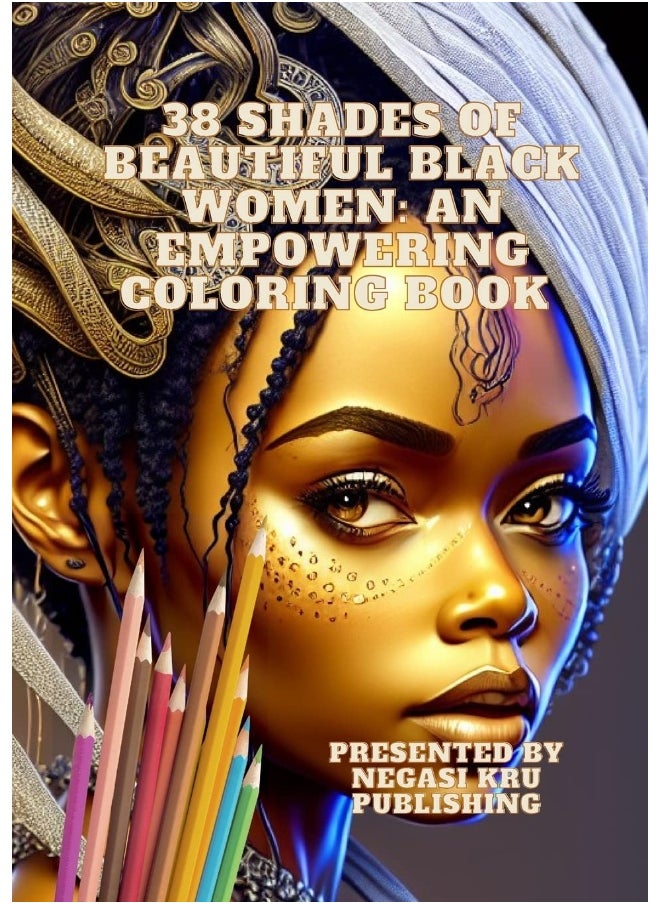 Shades of Beauty: Coloring Book of Lifelike AI-Generated Beautiful African Women  - Image 1