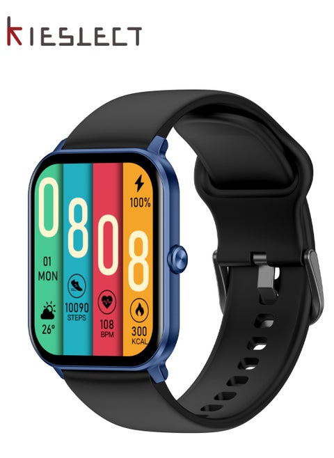 Smart Watch Ks Mini (Blue) Calling Watch Smart Watch for men 24H Heart Rate & SPO2 & Sleep Monitor/100-Sport Modes 1.78'' Ultra Amoled Touch Screen ，20day