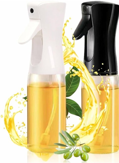 (2 pieces) of refillable sprayer practical and easy to use sprayer oil vinegar and water sprayer used for healthy cooking such as grilling and frying in the air fryer capacity 220 ml (color may vary)