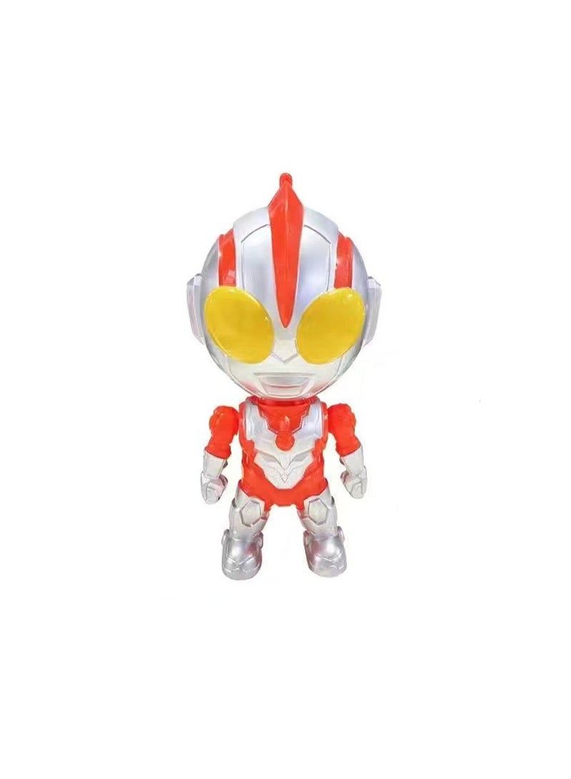 Beyblade Toy Orange Ultraman With Light And Music Suitable For Children's Birthday Party Gift - Image 1