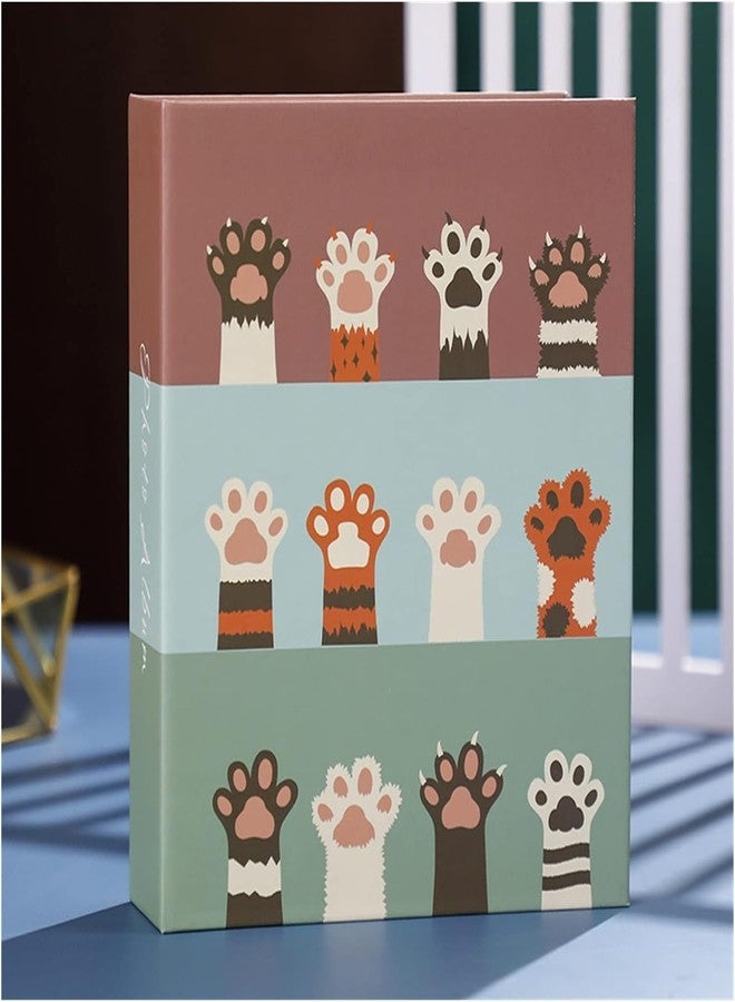 Even Photo Album Book, Album for photos collection, 4 inch x 6 inch (10 x 15 Cm) size Photo collection album with taxture and design on Cover (100 PHOTO SPACE) (cat foot print) - Image 3