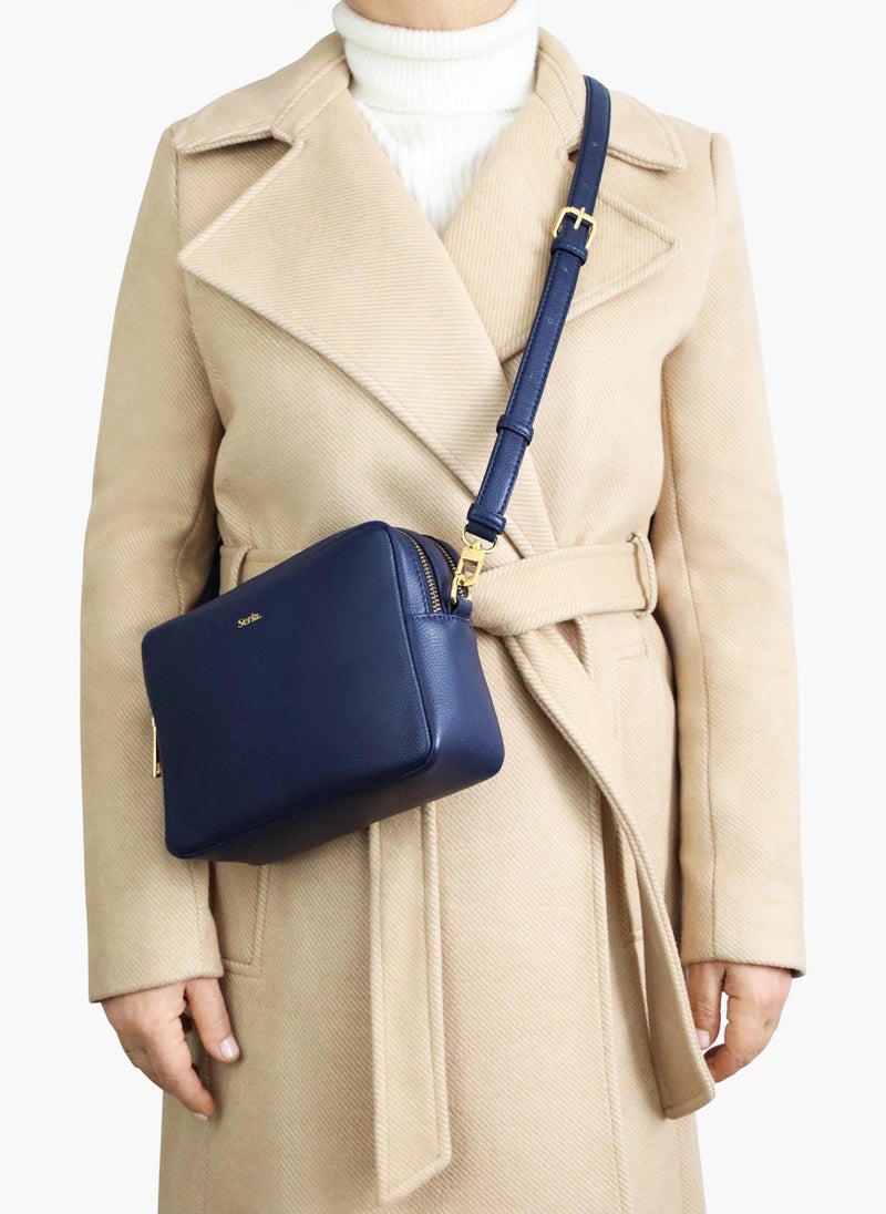 Serla Allegra Double Zip Crossbody Bag - Image 4
