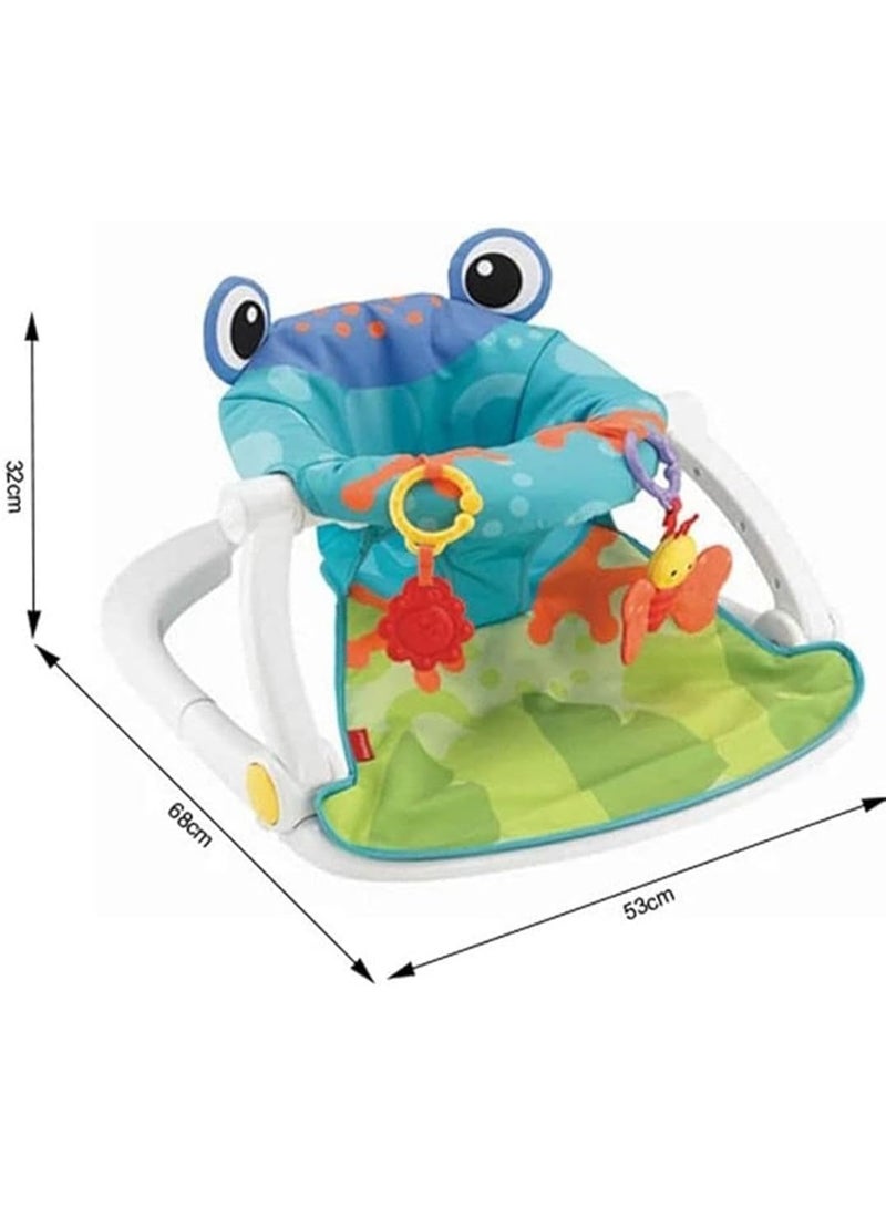 Tiibaby 68172 Frog-Themed Baby Support Seat with Toys - Image 2