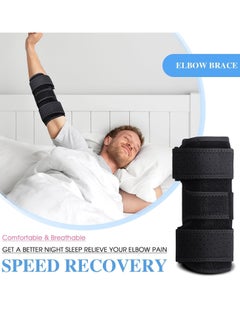 Elbow Brace, Elbow Splint for Cubital Tunnel Brace for Sleeping-Immobilizer for Ulnar Nerve Brace Elbow Pain fit Men & Women - pzsku/Z6881D8A93BC8E340FF31Z/45/_/1708947910/0a024c7d-2a34-4ec0-b4af-0f7af0d25b8b