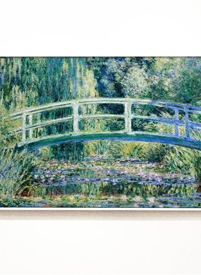 CLAUDE MONET - Water Lilies And Japanese Bridge (Hi Res Giclée Art Print of Classic Impressionist Painting) A4 A3 A2, also available Framed