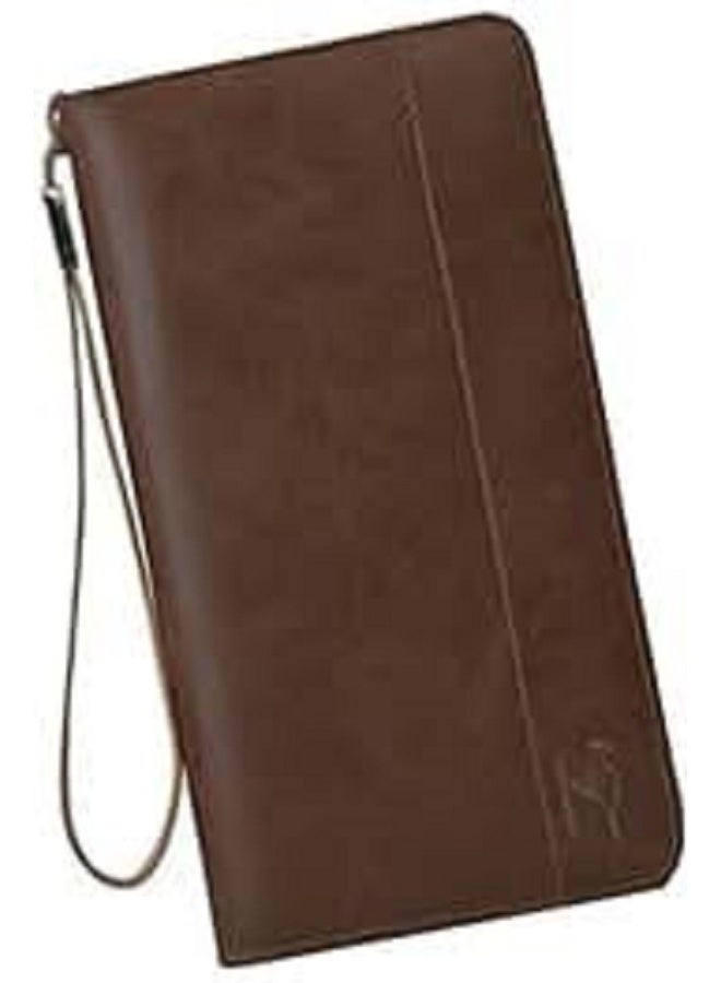 KANGAROO Men's Long Leather Wallet for Carrying Items, Cash and Mobile Phone - Brown - Image 4