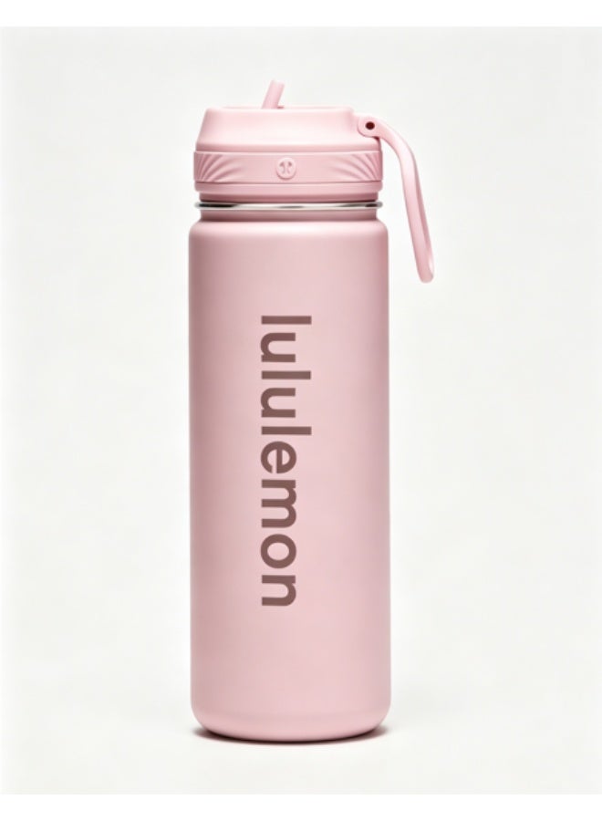 Lululemon Back to Life Sports Water Bottle with Straw - Image 1