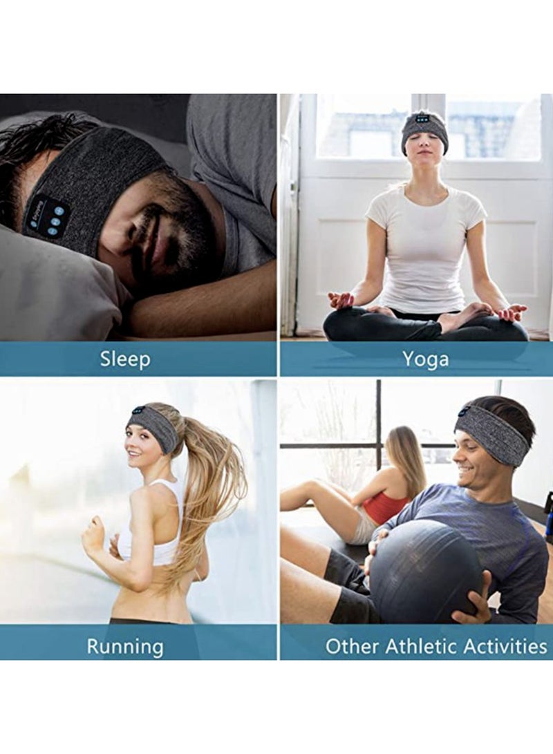 Pretocter 3 in 1 Headphones Sleeping Mask Sports Music Headband - Image 2