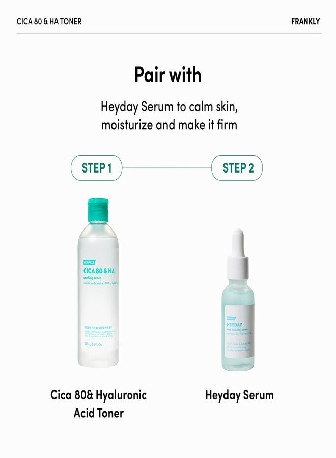 FRANKLY CICA 80 & Hyaluronic Acid Toner - Soothe, Hydrate & Balance | 80% Centella Asiatica & Hyaluronic Complex (7 Types) | Korean Skin Care | 8.8 fl.oz. - Image 5