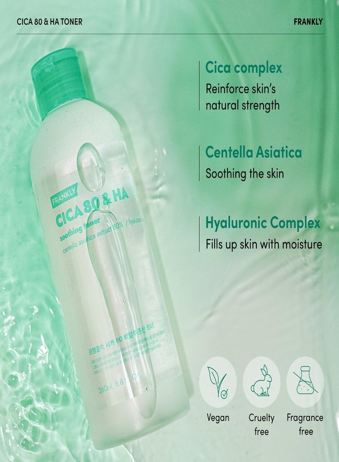 FRANKLY CICA 80 & Hyaluronic Acid Toner - Soothe, Hydrate & Balance | 80% Centella Asiatica & Hyaluronic Complex (7 Types) | Korean Skin Care | 8.8 fl.oz. - Image 3