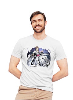 Fashion World Cotton T-shirt Printed with High-quality Anime Bleach