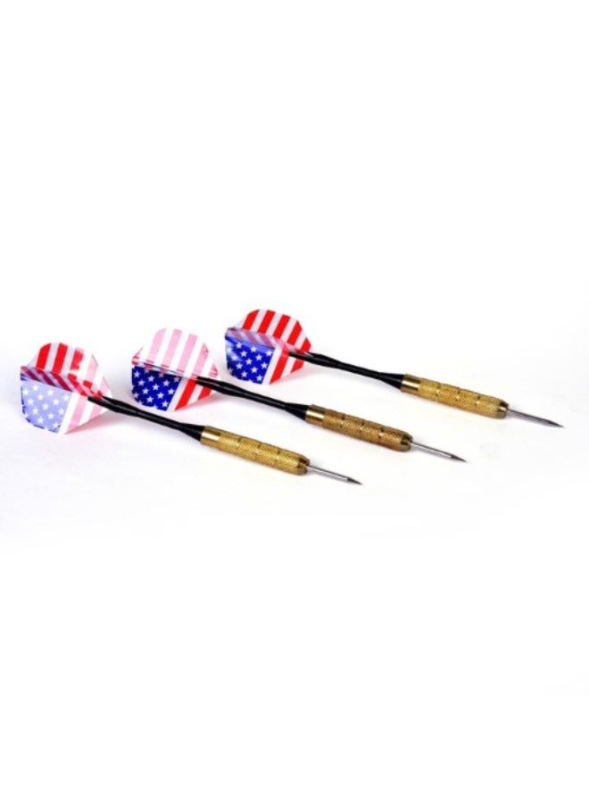 Generic American Flag Professional Deluxe Steel Darts Set of 3, Metal Darts Set - Image 1
