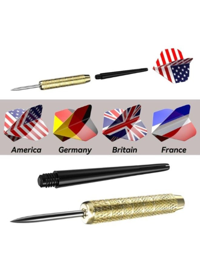Generic American Flag Professional Deluxe Steel Darts Set of 3, Metal Darts Set - Image 3