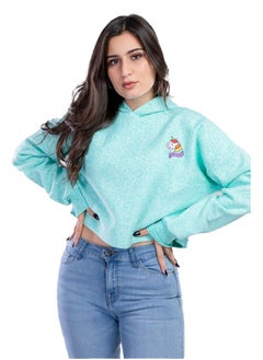 Unicorn cropped sweatshirt