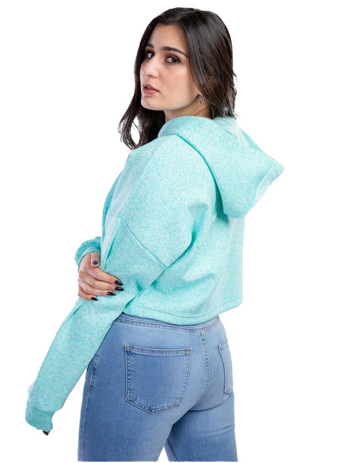 Youthful - Unicorn cropped sweatshirt - Image 1