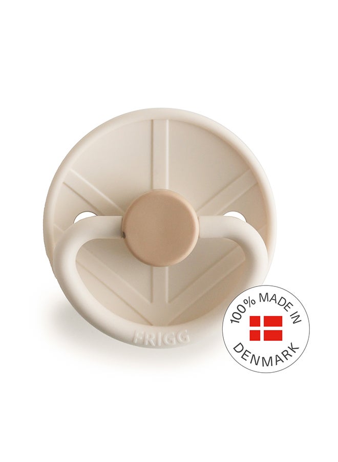 FRIGG Little Viking Silicone Baby Pacifier 6-18M 1-Pack Sigrid Cream - Size 2 - Image 3