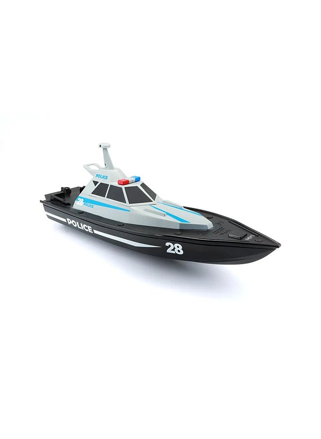 Maisto High Speed Police Boat Is A Radio-Controlled Boat Designed For Water-Based Fun. 