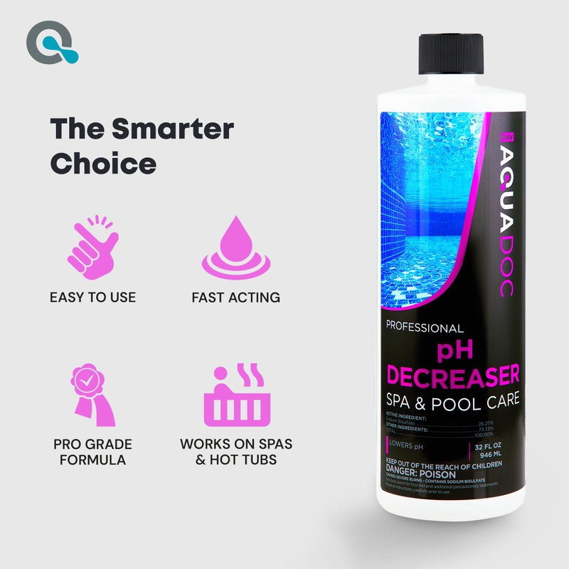 MAV AquaDoc AquaDoc Hot Tub pH Decreaser - 32oz - Spa pH Down for Water Balance - Hot Tub Chemicals Made in USA - Image 5