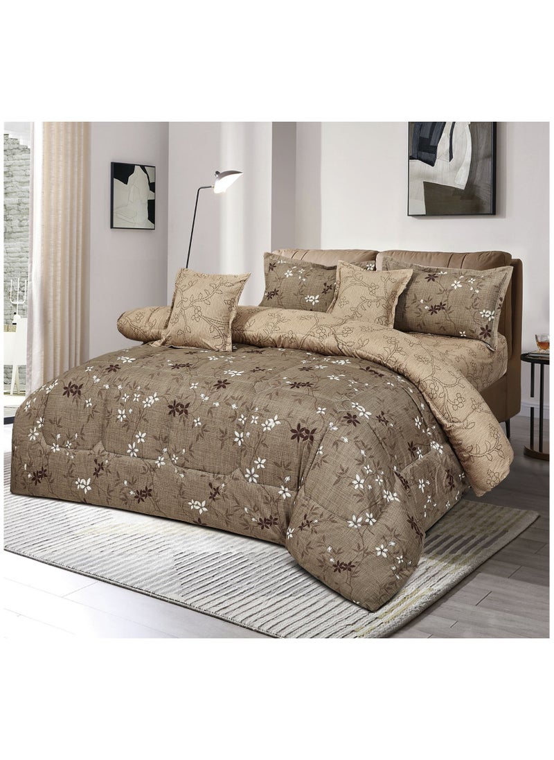 MingLi Double comforter set decorated with a system of 6 pieces a medium fixed filling size 250 by 230 