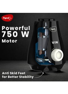 pigeon Pigeon by Stovekraft VIN Mixer Grinder Machine for Kitchen | 750 Watts | 4 MultiPurpose Jars for Juicing | Chutney Making | Dry Grinding | Wet Grinding | Mincing | Blender | Mixer | 2 Year Warranty  - Image 3