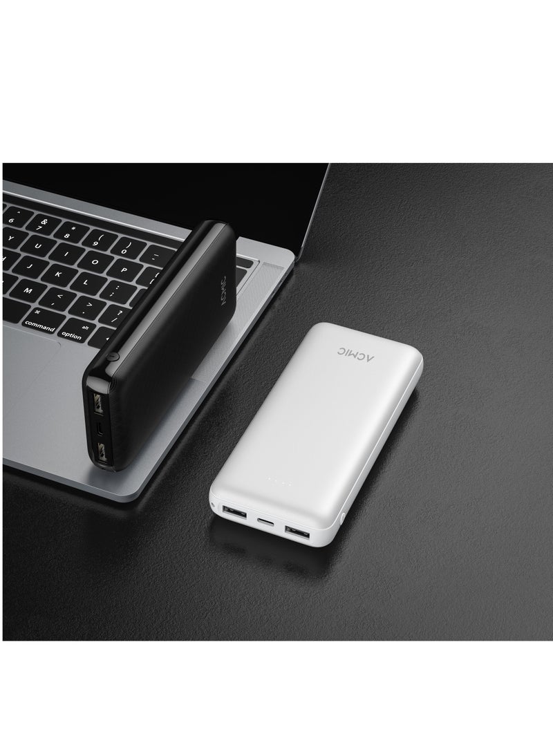 ACMIC Big capacity power bank 20000mAh with Dual USB-A output ports - Image 3