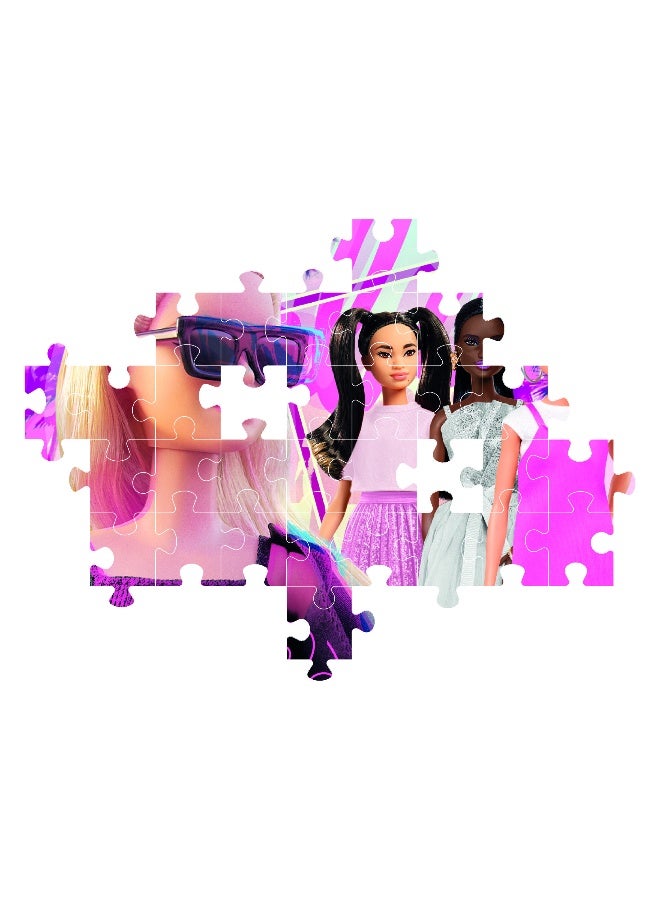 Clementoni Barbie Fashion Super Color Jigsaw Puzzle - 104 Pcs - Image 5