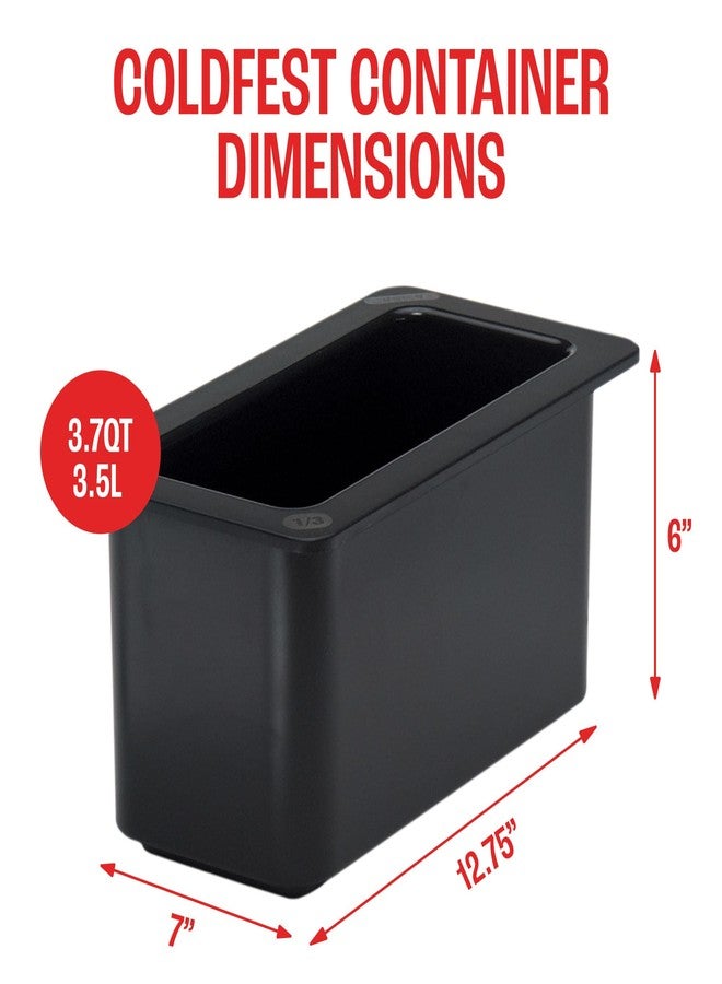 كامبرو صينية طعام بارد كامبرو 36CF110 كولدفيست سوداء، مقاس 1/3، ارتفاع 6 بوصات - Image 3