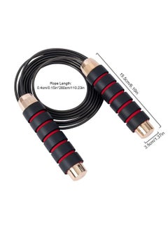 QSHOP ®️ Premium Quality Tangle Free Jump Rope for Men Women Kids Adjustable Fitness Exercise with Non-Slip Foam Handles  - Image 4
