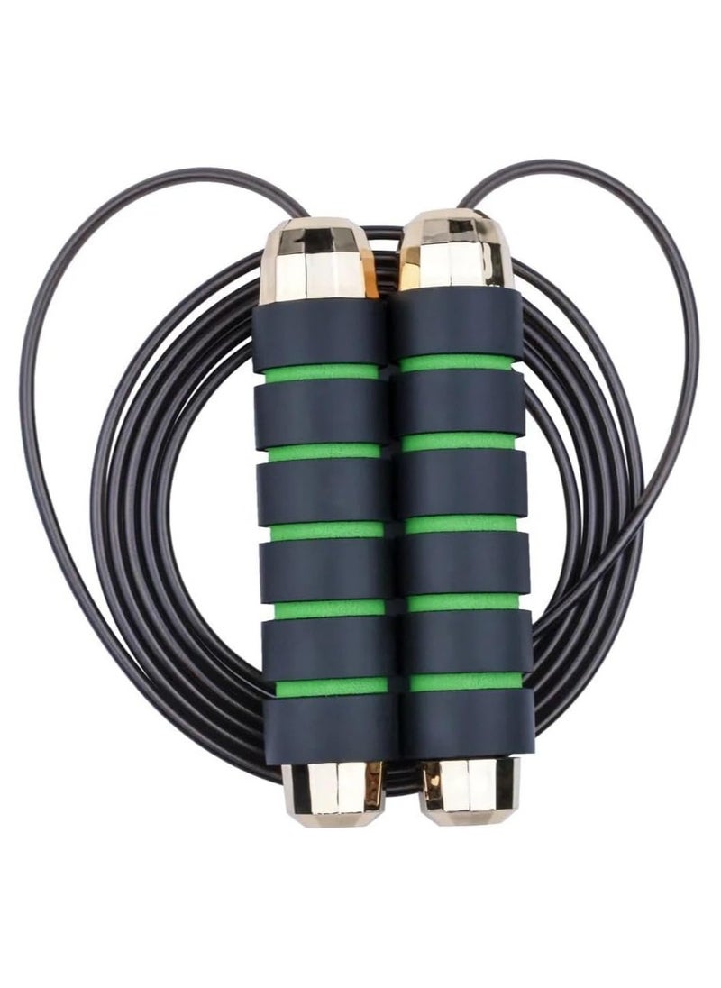 QSHOP ®️ Premium Quality Tangle Free Jump Rope for Men Women Kids Adjustable Fitness Exercise with Non-Slip Foam Handles  - Image 1