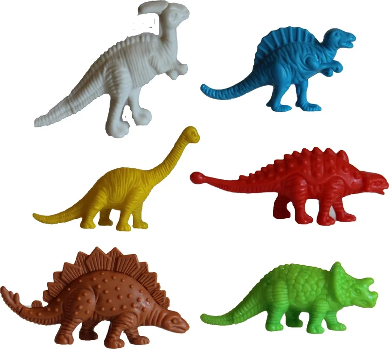 كيتي Plastic Dinosaur Set of 6