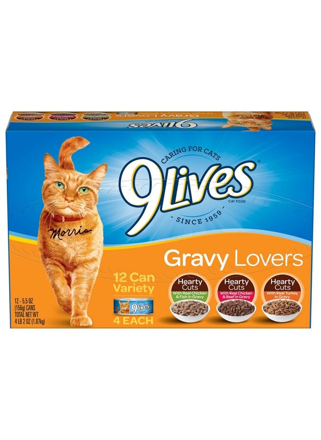 Gravy Favorites Wet Cat Food Variety Pack, 5.5 Ounce Can (Pack Of 12) - pzsku/Z6882BB226DE86B08C1A1Z/45/_/1726219141/8a3e706b-5f75-4cdc-88c0-6190c47eb29b