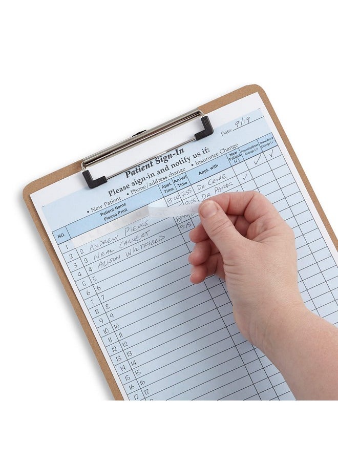 Blue Summit Supplies Blue Summit Supplies 125 Patient Sign in Sheets, HIPAA Compliant, Peel Off Adhesive Labels Carbonless 3 Part Forms with, for Privacy in Doctor, Medical, Dental Office, Blue, 125 Pack  - Image 2