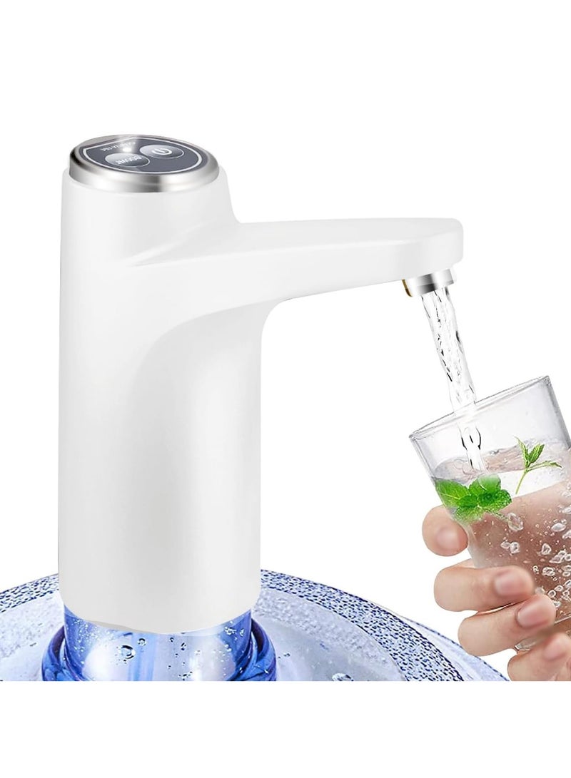 Portable Water Dispenser – USB Rechargeable Electric Bottle Pump with Automatic Switch, Fits 3, 4, 5 Gallon Universal Water Bottles – Assorted Color - Image 1