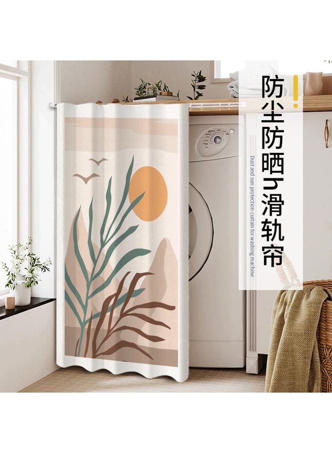 Bluejw Ins Shelter Curtain Velcro Dust-proof Self-adhesive Kitchen Cabinet Shelter Curtain Mirror Ugly-covering Curtain Cabinet Curtain Punch-free Half Door Curtain - Image 3