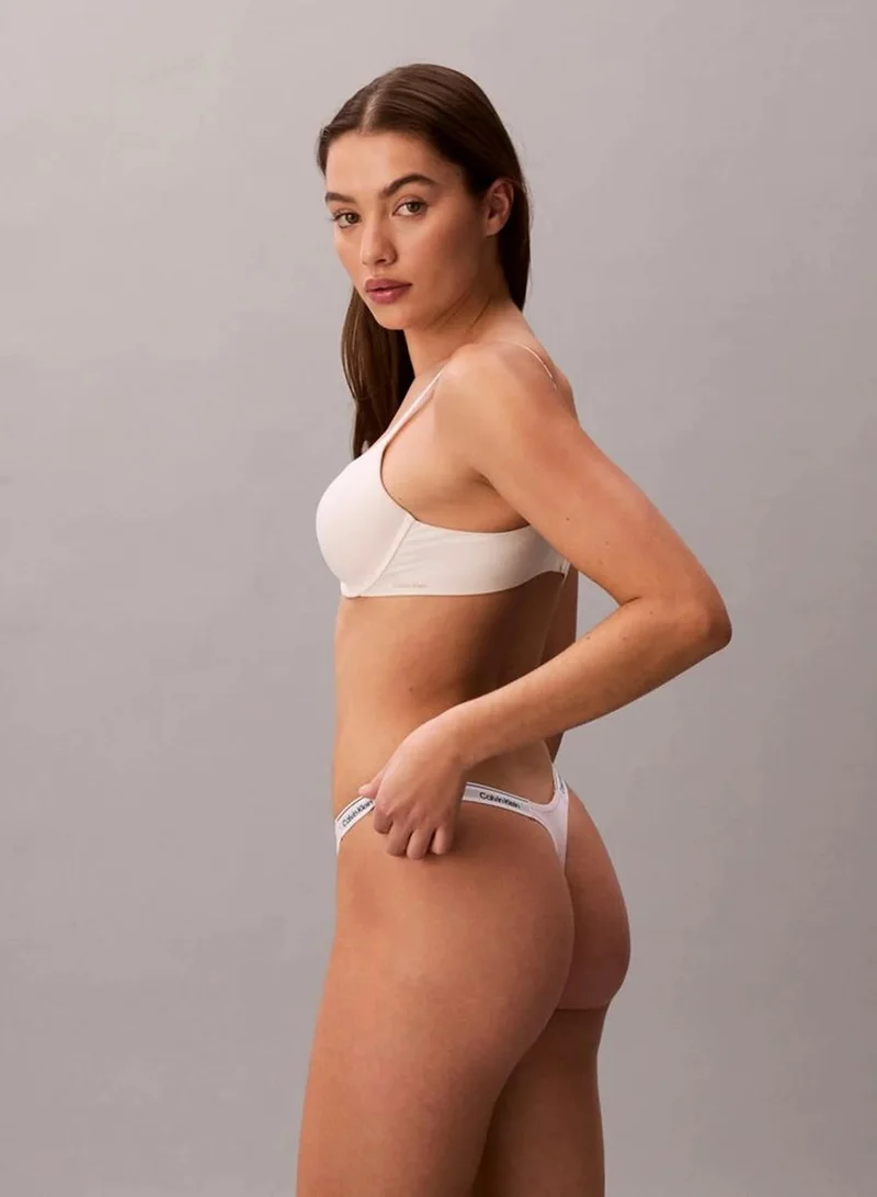 Calvin Klein Cradle Pink Dipped String Thong - Icon Logo for Women | Best Price UAE