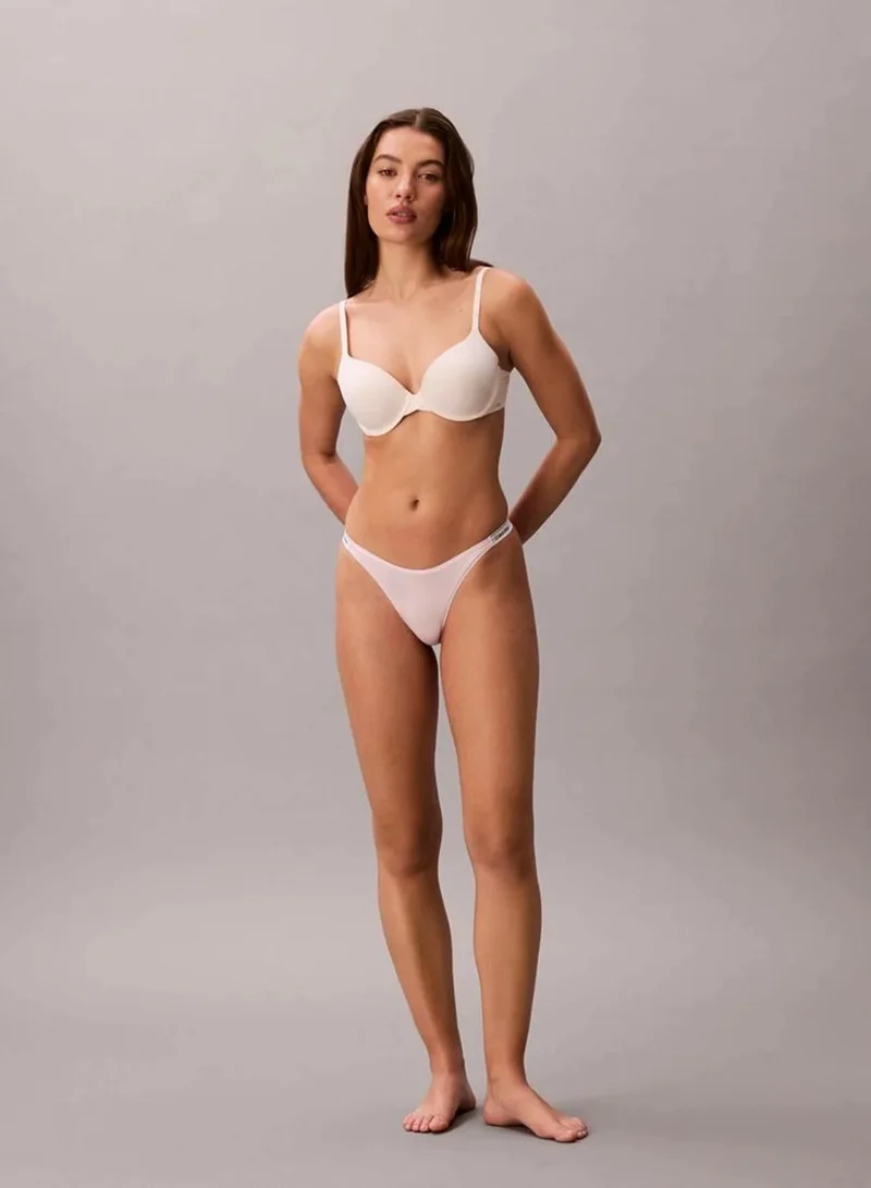 Calvin Klein Cradle Pink Dipped String Thong - Icon Logo for Women | Best Price UAE