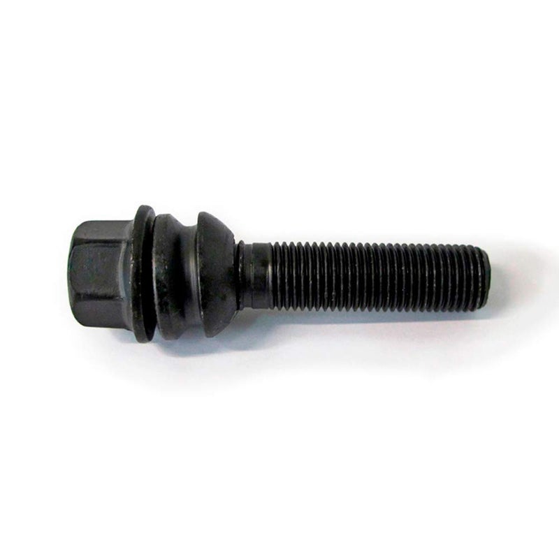 HR H&R B1454307 Wheel Bolt Round-Head with Movable Cone R14 M14x1.50-Length 43mm-Black (e.g. Compatible with Porsche, T5, VW Touareg) - Image 5