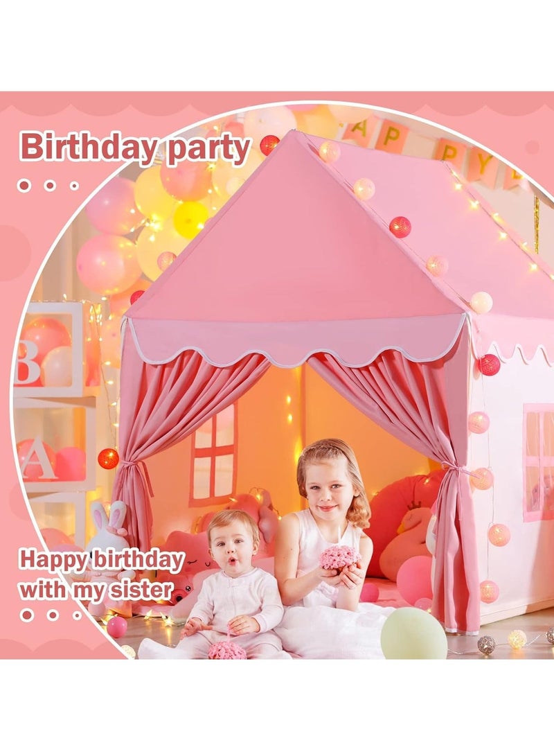 Paka Rabbit Children's Play Tent,Large Fairy Tale Playhouse with Clouds , Suitable for Children's Princess Castle Tent, Suitable for Kids, Toddler Children's Playhouse Gift Toys.( Size: 51" x 47" x 41") - Image 5