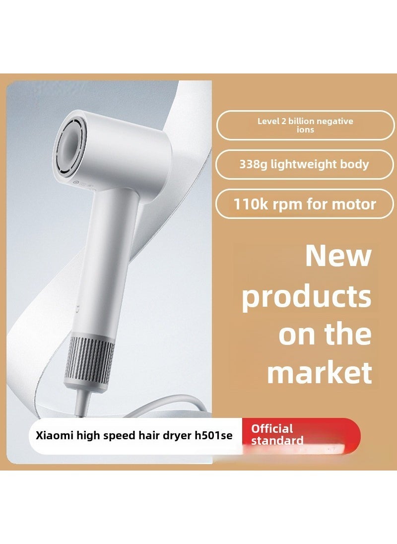 Generic 1 x 5 pcs Mi Home Hair Dryer H501se Negative Ion Quick Dry High Power Non-Damaging White