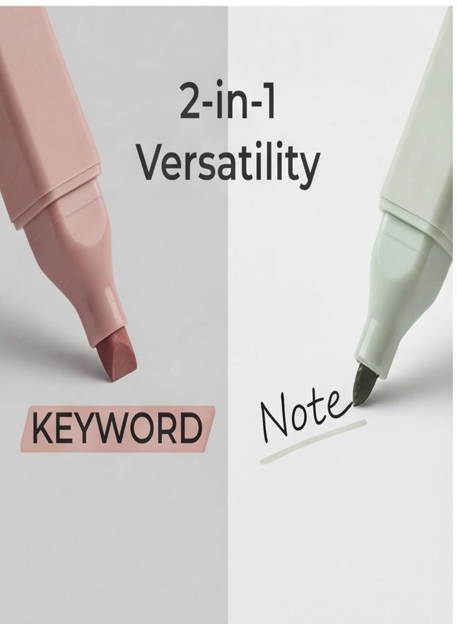 konket pastel highlighters Aesthetic Cute Highlighters double head Highlighters Bible Aesthetic Soft Chisel Tip Marker for Diary Bible Plan Notes School Office Supplies (sweet) - Image 5