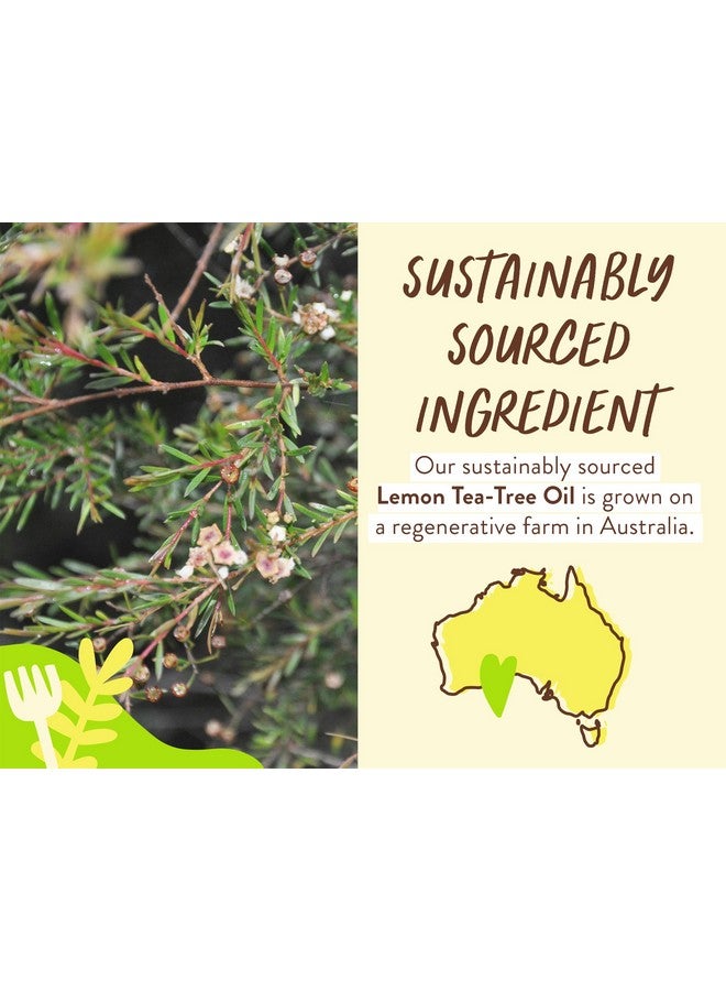 بابو بوتانيكالز شامبو منقي لشجرة الشاي والليمون والجريب فروت للشعر الدهني المسطح والمعرض، أضف الجسم واللمعان، خميرة فاكهة العاطفة لفروة الرأس، كرتون مقاوم للماء مع 80% بلاستيك أقل، نباتي نباتي - Image 4